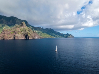 Sailing in the Marquesas
